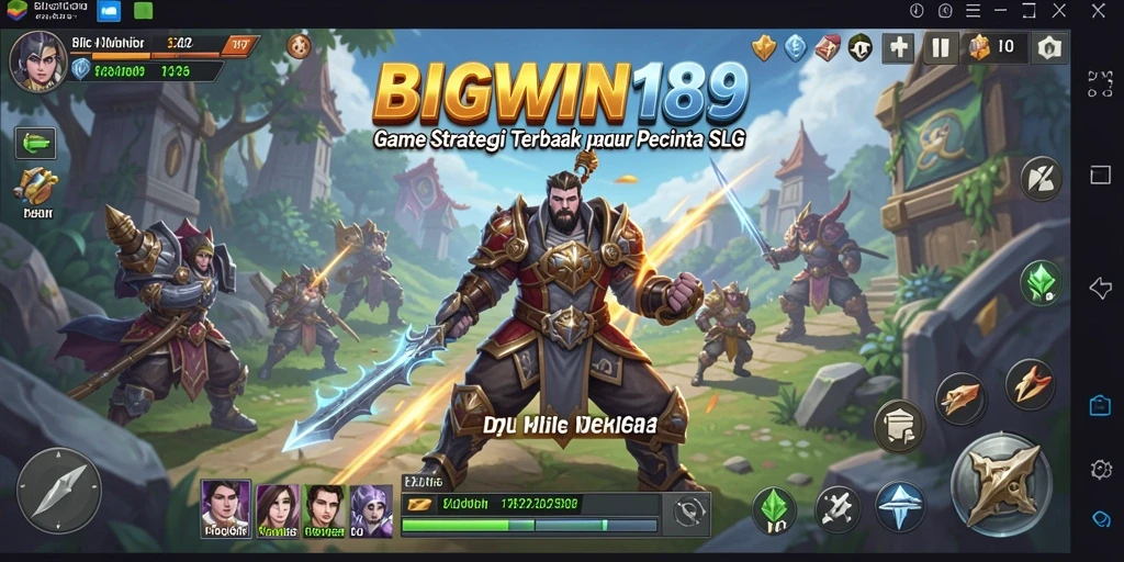 Tampilan gameplay menegangkan dan strategis dari BIGWIN189.