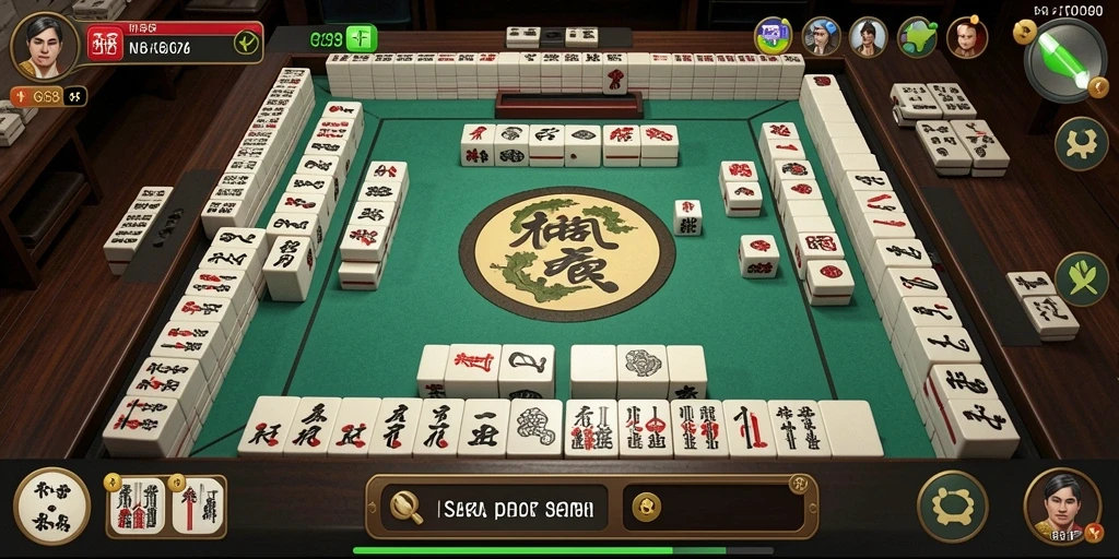 Tampilan gameplay Mahjong yang menarik di G668.