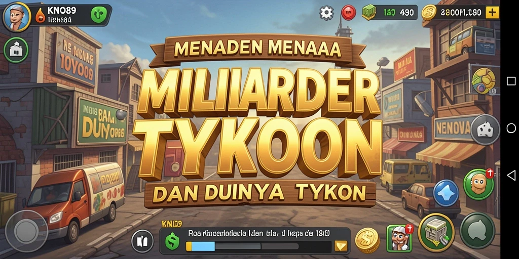 Tampilan gameplay KNO89 yang menarik dan menantang dunia Tycoon.