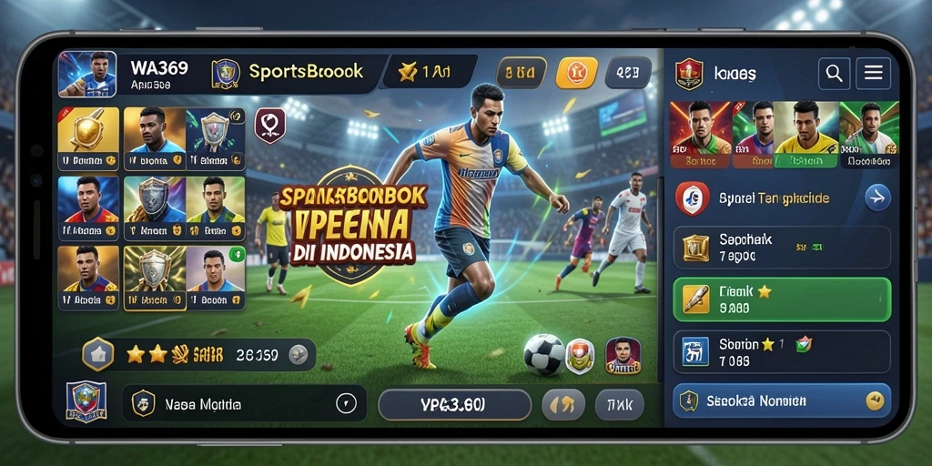 Tampilan gameplay Sportsbook di WA369 yang menarik dan interaktif.
